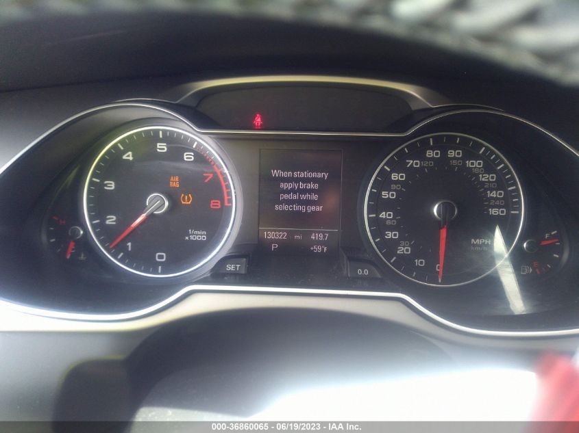 2013 AUDI A4 PREMIUM PLUS - WAUFFAFL7DN030831