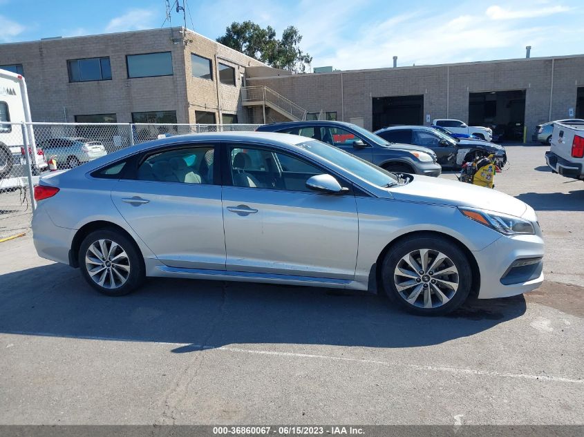 2016 HYUNDAI SONATA SPORT/LIMITED - 5NPE34AF4GH277173