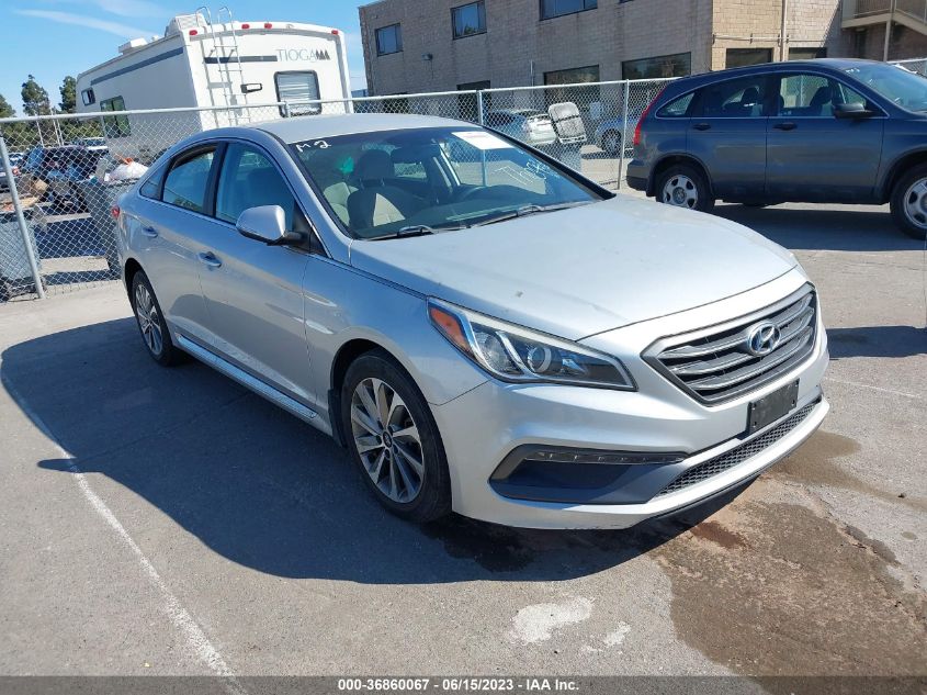 2016 HYUNDAI SONATA SPORT/LIMITED - 5NPE34AF4GH277173