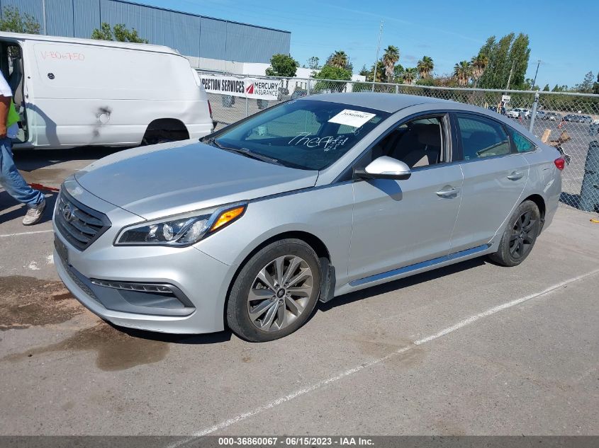 2016 HYUNDAI SONATA SPORT/LIMITED - 5NPE34AF4GH277173