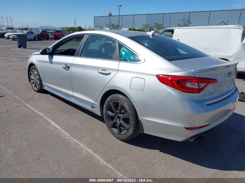 2016 HYUNDAI SONATA SPORT/LIMITED - 5NPE34AF4GH277173