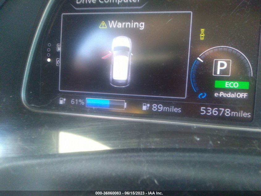 2019 NISSAN LEAF S - 1N4AZ1CP6KC306569