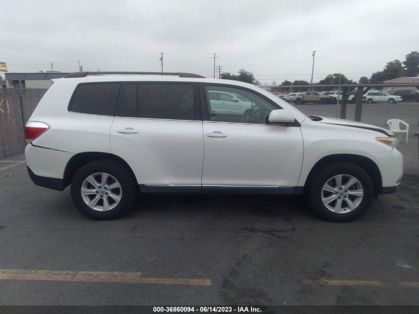 2013 TOYOTA HIGHLANDER - 5TDZA3EH1DS038411
