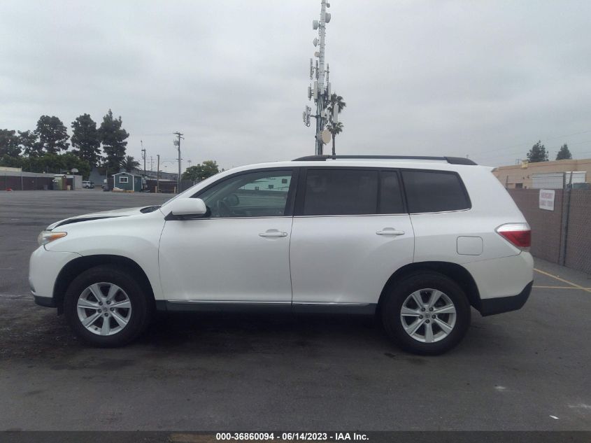 2013 TOYOTA HIGHLANDER - 5TDZA3EH1DS038411