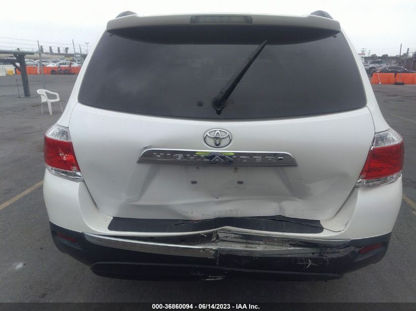 2013 TOYOTA HIGHLANDER - 5TDZA3EH1DS038411