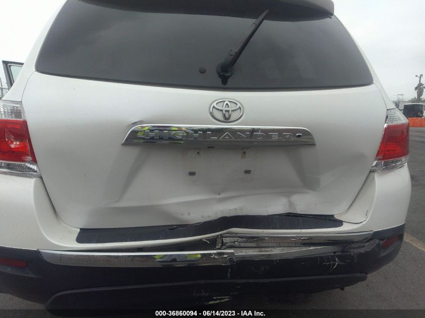 2013 TOYOTA HIGHLANDER - 5TDZA3EH1DS038411