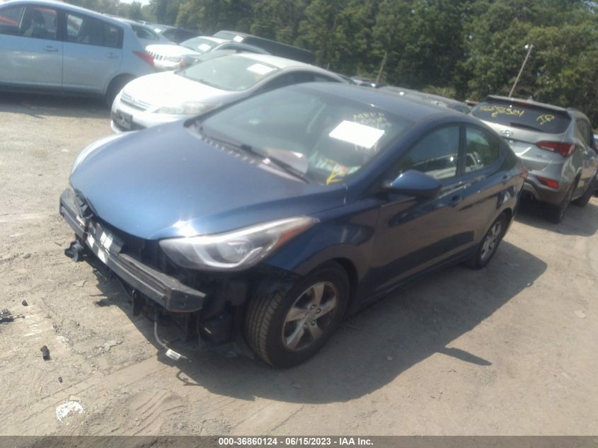 2015 HYUNDAI ELANTRA SE - 5NPDH4AE4FH650439