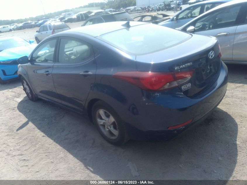 2015 HYUNDAI ELANTRA SE - 5NPDH4AE4FH650439