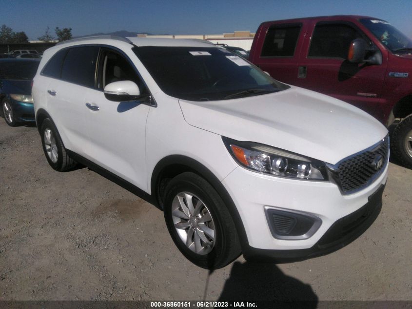 2018 KIA SORENTO LX - 5XYPG4A33JG386810