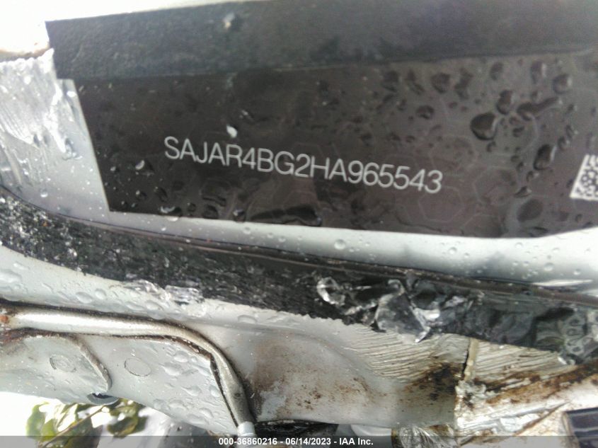 2017 JAGUAR XE 25T - SAJAR4BG2HA965543