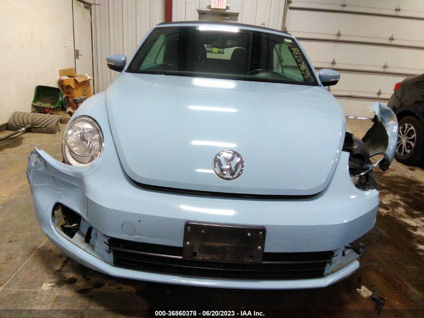 2014 VOLKSWAGEN BEETLE CONVERTIBLE 1.8T W/TECH 3VW507AT3EM821621