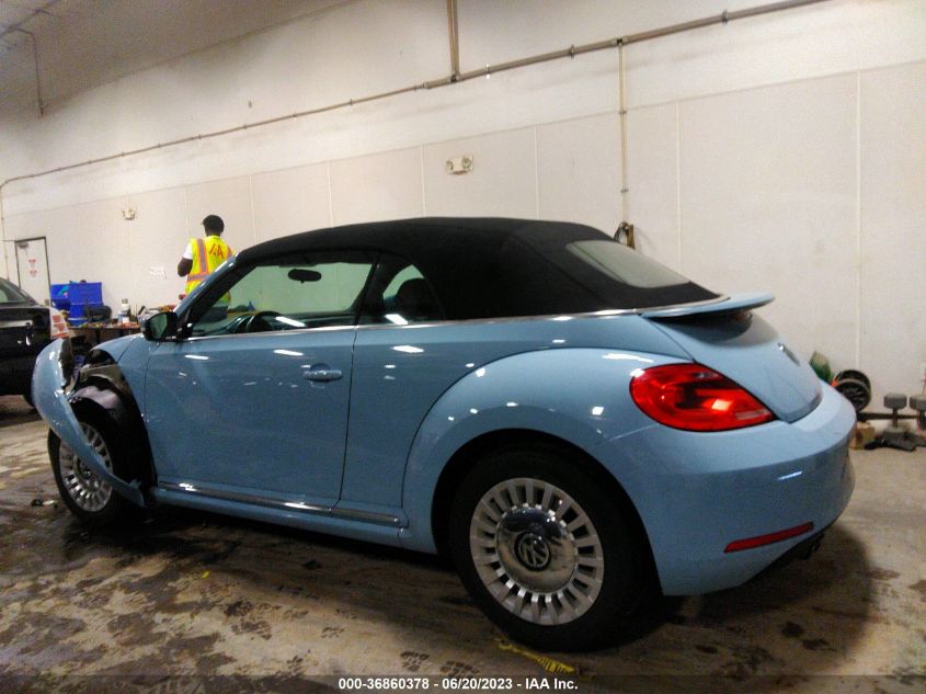 2014 VOLKSWAGEN BEETLE CONVERTIBLE 1.8T W/TECH 3VW507AT3EM821621