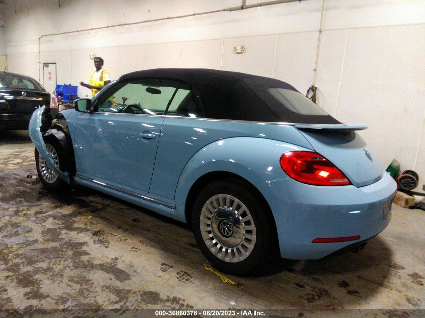 2014 VOLKSWAGEN BEETLE CONVERTIBLE 1.8T W/TECH 3VW507AT3EM821621