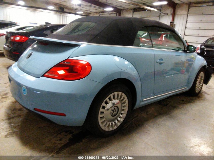 2014 VOLKSWAGEN BEETLE CONVERTIBLE 1.8T W/TECH 3VW507AT3EM821621