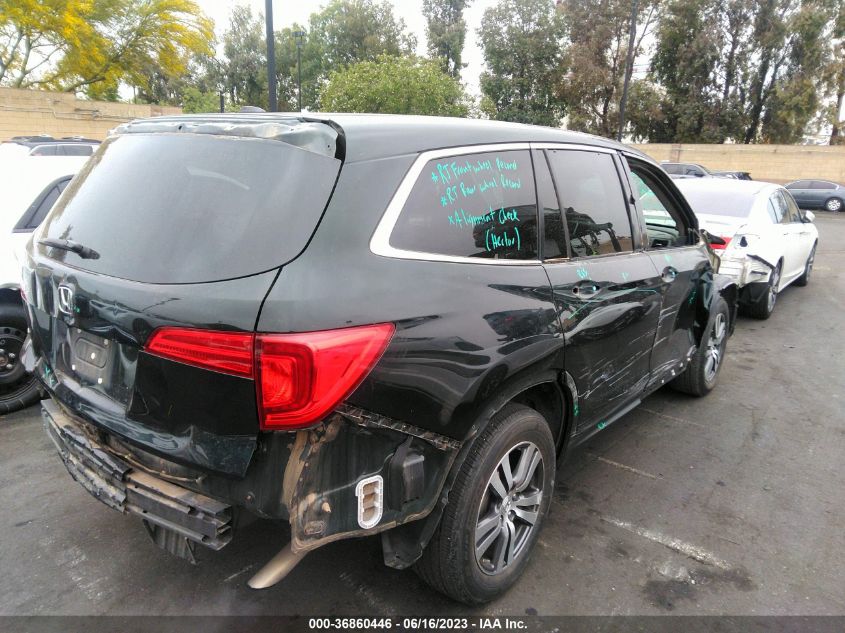 2016 HONDA PILOT EX-L - 5FNYF5H54GB057814