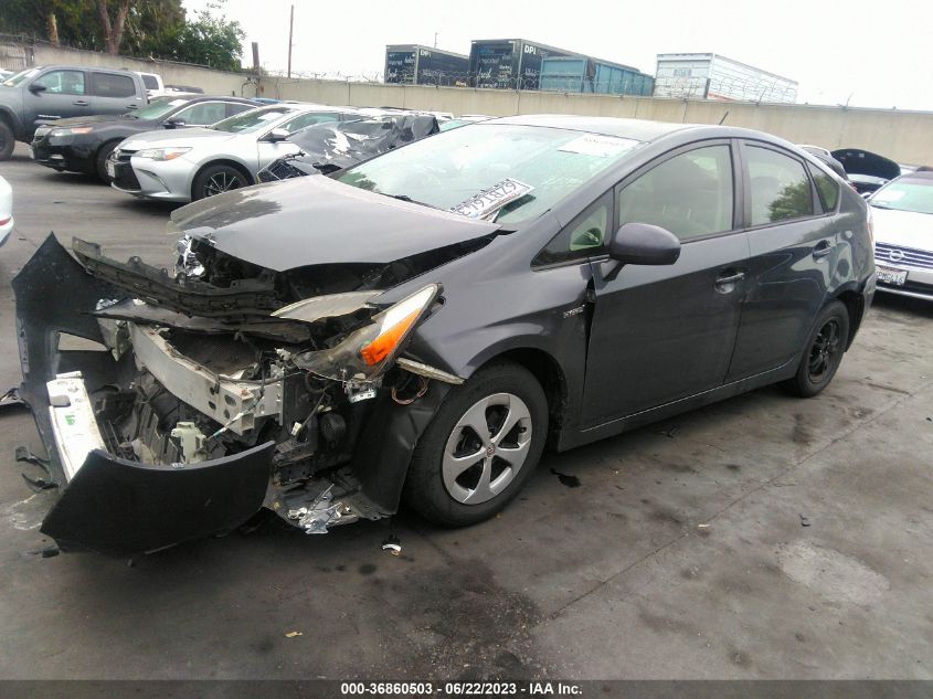 2013 TOYOTA PRIUS ONE/TWO/THREE/FOUR/FIVE - JTDKN3DU3D1634377