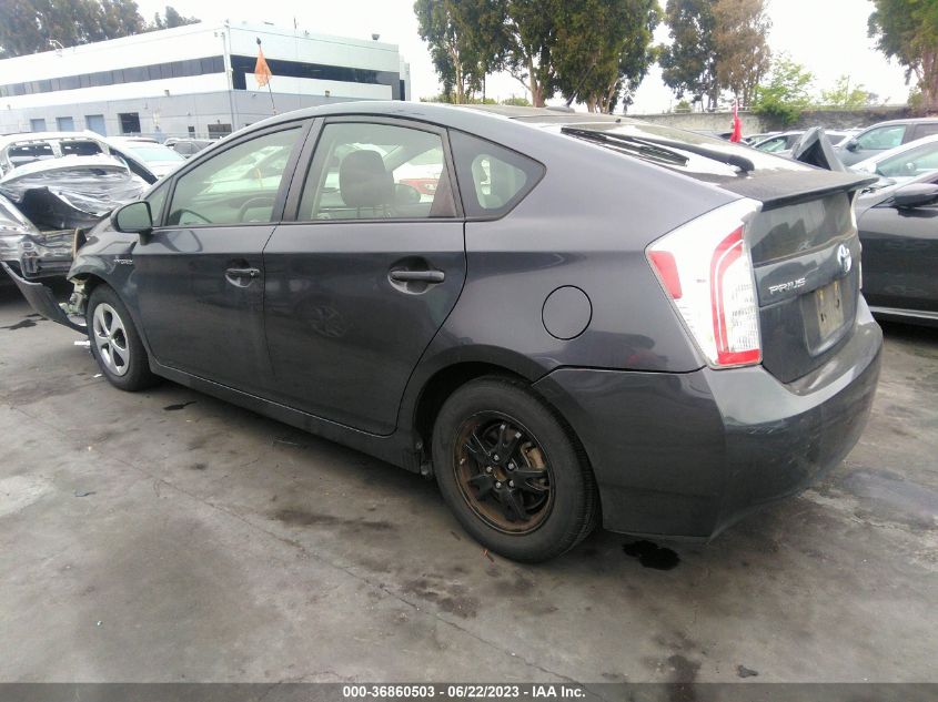 2013 TOYOTA PRIUS ONE/TWO/THREE/FOUR/FIVE - JTDKN3DU3D1634377