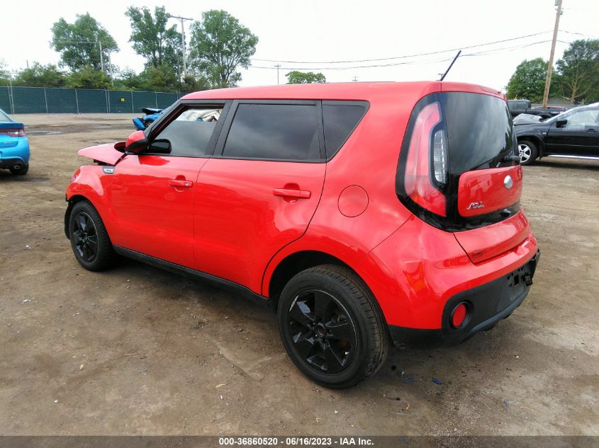 2019 KIA SOUL BASE - KNDJN2A29K7654748