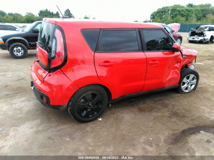 2019 KIA SOUL BASE - KNDJN2A29K7654748
