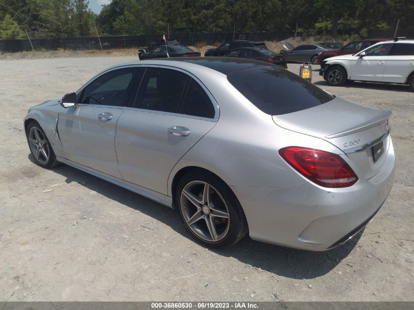2015 MERCEDES-BENZ C-CLASS C 300 - 55SWF4KB2FU080330