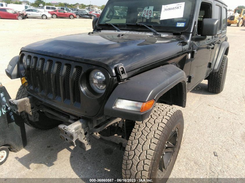 1C4HJXDN0LW135284 Jeep Wrangler Unlimited SPORT S 2