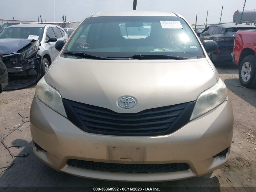 2013 TOYOTA SIENNA L - 5TDZK3DC6DS323785
