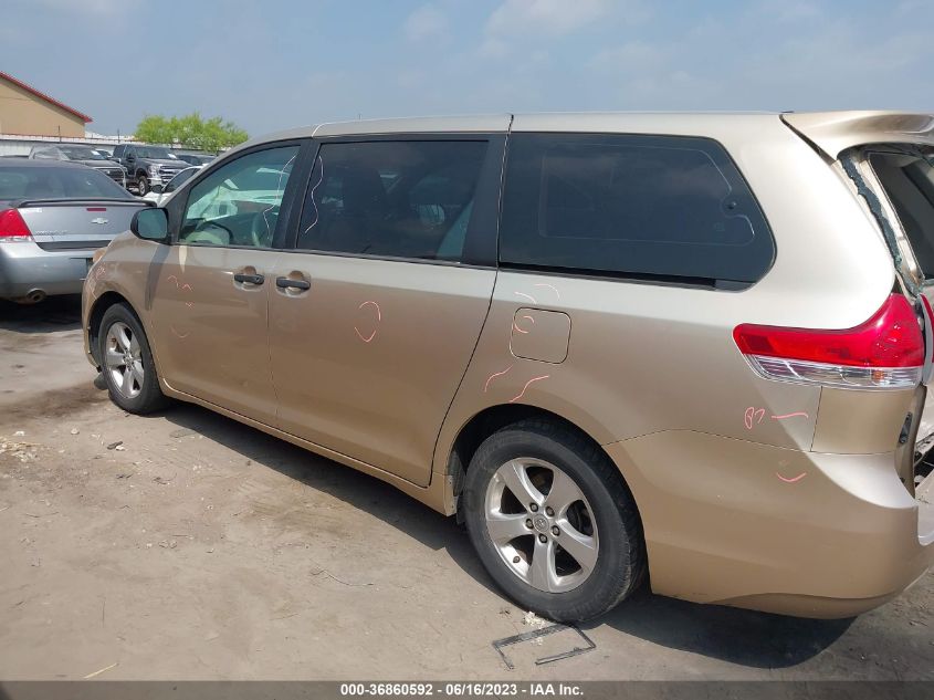 2013 TOYOTA SIENNA L - 5TDZK3DC6DS323785