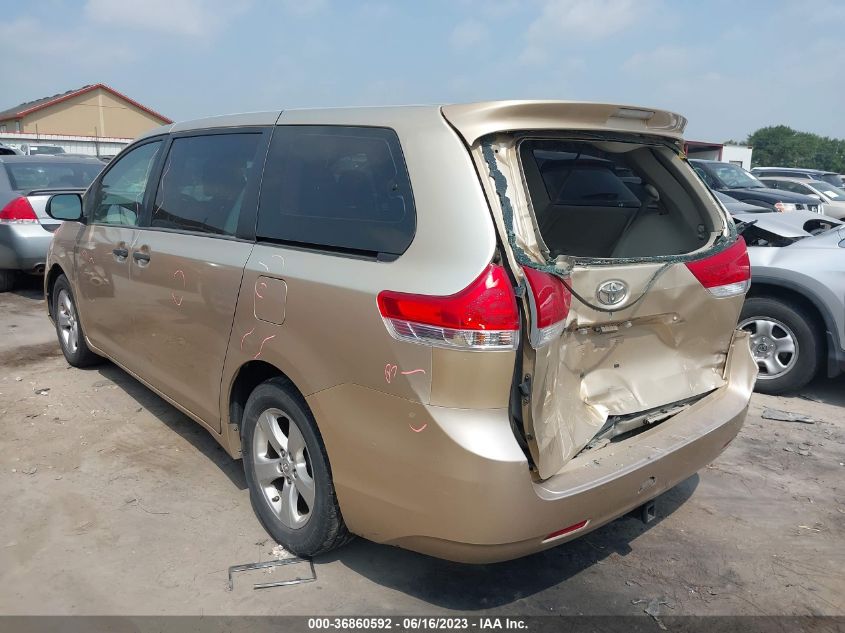 2013 TOYOTA SIENNA L - 5TDZK3DC6DS323785