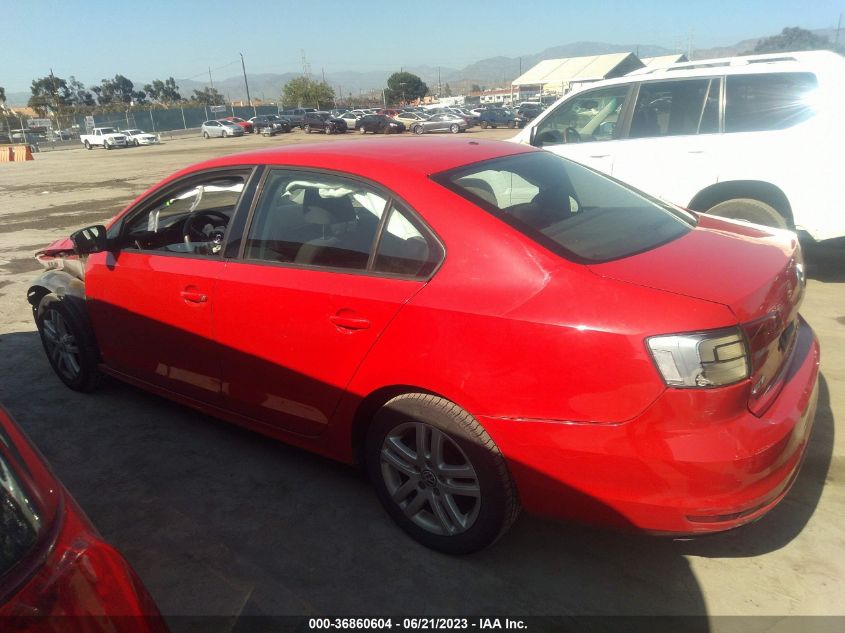 2015 VOLKSWAGEN JETTA SEDAN 2.0L S - 3VW1K7AJ5FM253882