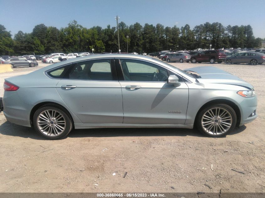 2014 FORD FUSION SE HYBRID - 3FA6P0LU8ER349117