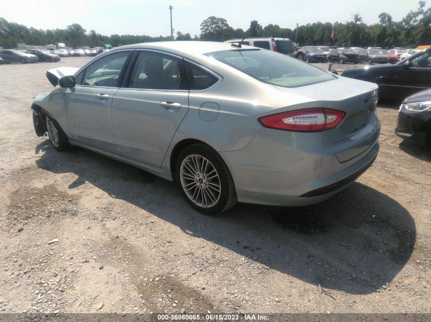 2014 FORD FUSION SE HYBRID - 3FA6P0LU8ER349117