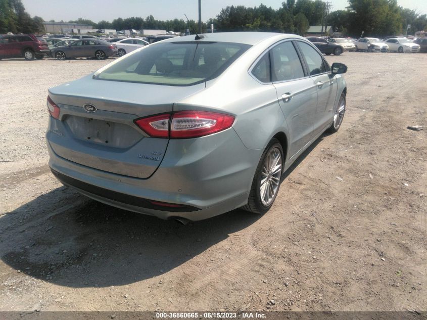 2014 FORD FUSION SE HYBRID - 3FA6P0LU8ER349117