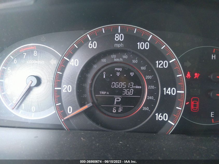 2016 HONDA ACCORD SEDAN SPORT - 1HGCR2F5XGA141309