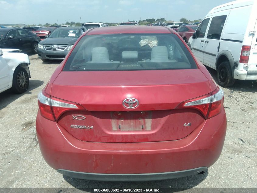 2014 TOYOTA COROLLA L/LE/S/S PLUS/LE PLUS - 2T1BURHE3EC167578