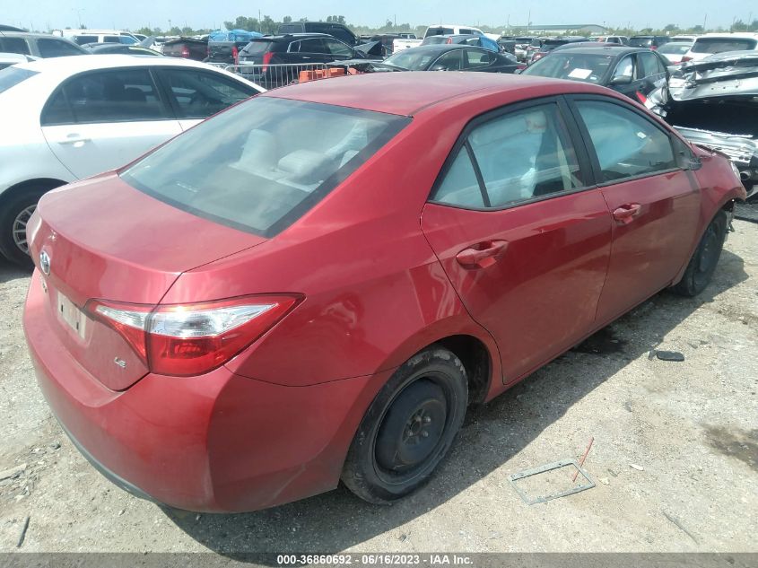2014 TOYOTA COROLLA L/LE/S/S PLUS/LE PLUS - 2T1BURHE3EC167578