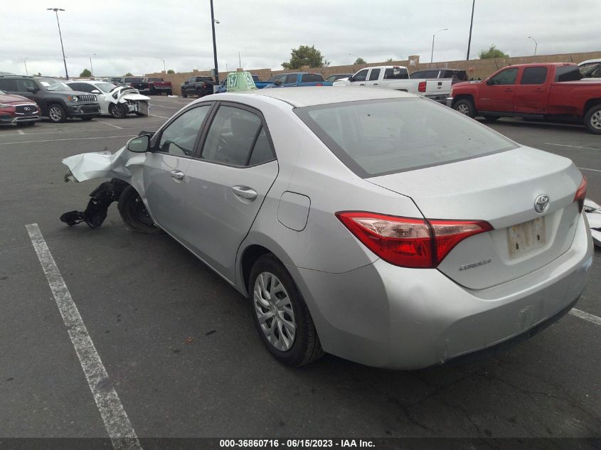2018 TOYOTA COROLLA LE - 2T1BURHE8JC072590