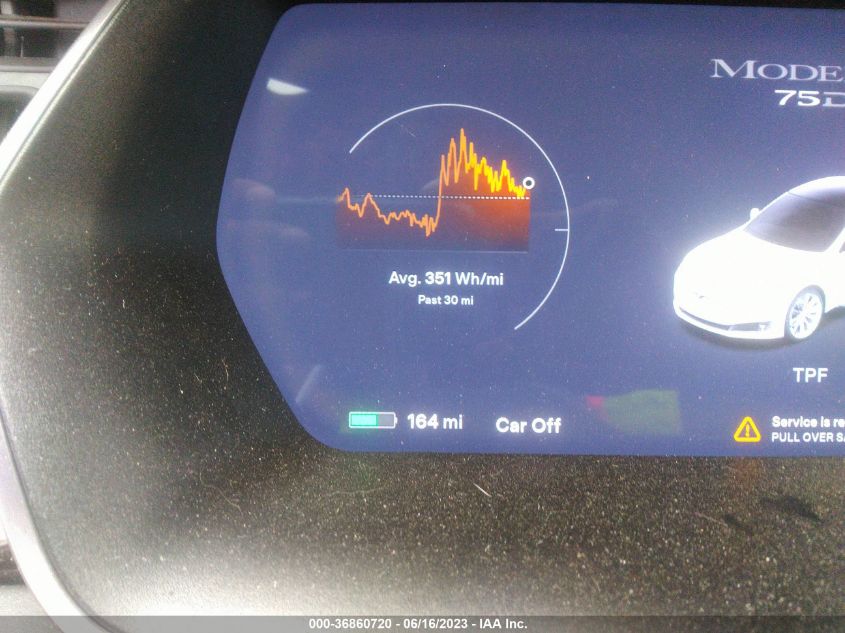 2018 TESLA MODEL S 75D/100D/P100D - 5YJSA1E24JF281129