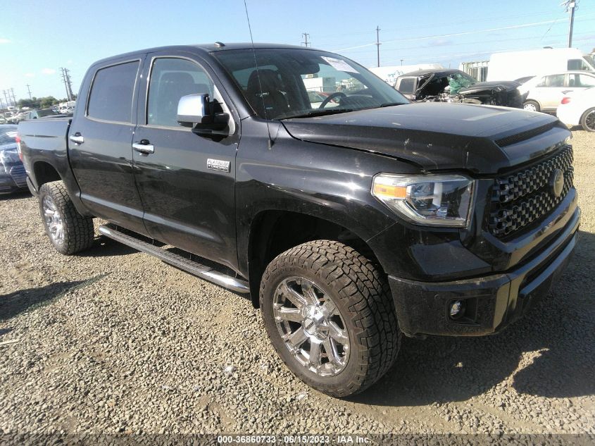 2018 TOYOTA TUNDRA 4WD PLATINUM - 5TFAY5F14JX690273