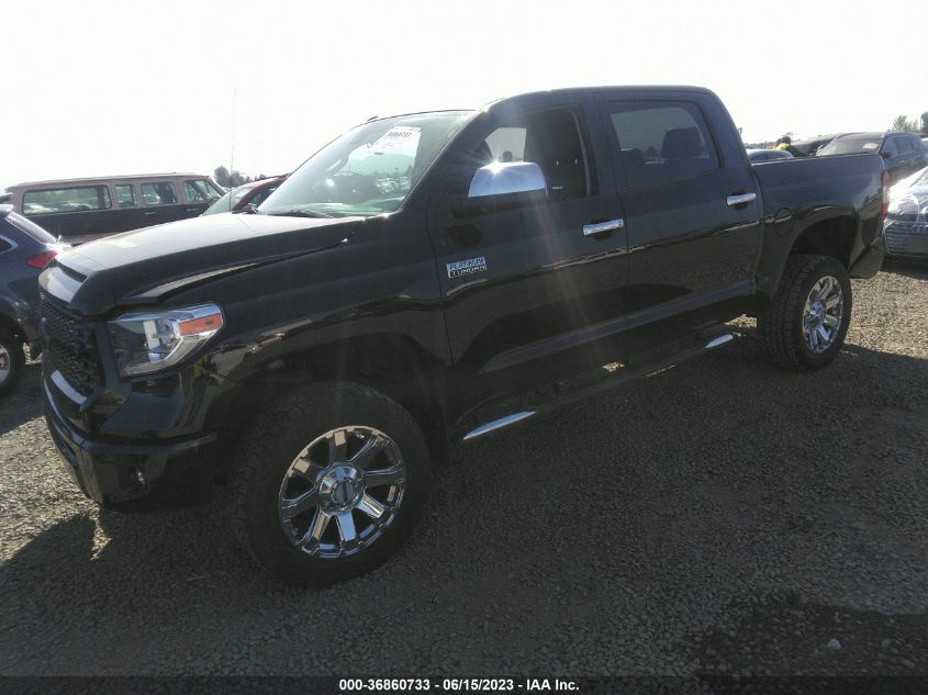 2018 TOYOTA TUNDRA 4WD PLATINUM - 5TFAY5F14JX690273