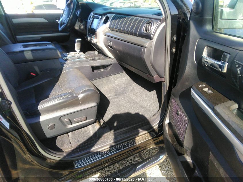 2018 TOYOTA TUNDRA 4WD PLATINUM - 5TFAY5F14JX690273