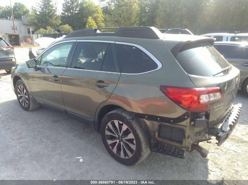 2017 SUBARU OUTBACK LIMITED - 4S4BSANC8H3351658