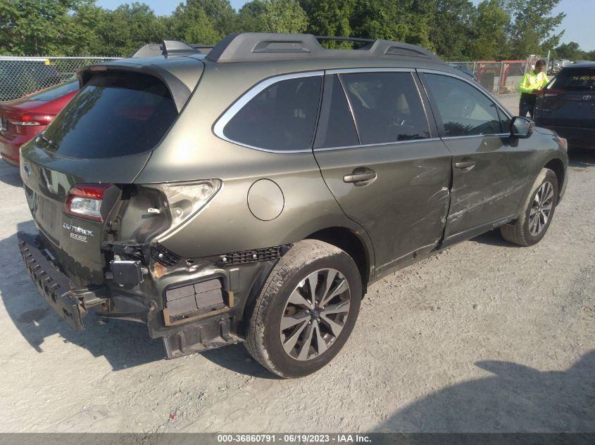 2017 SUBARU OUTBACK LIMITED - 4S4BSANC8H3351658