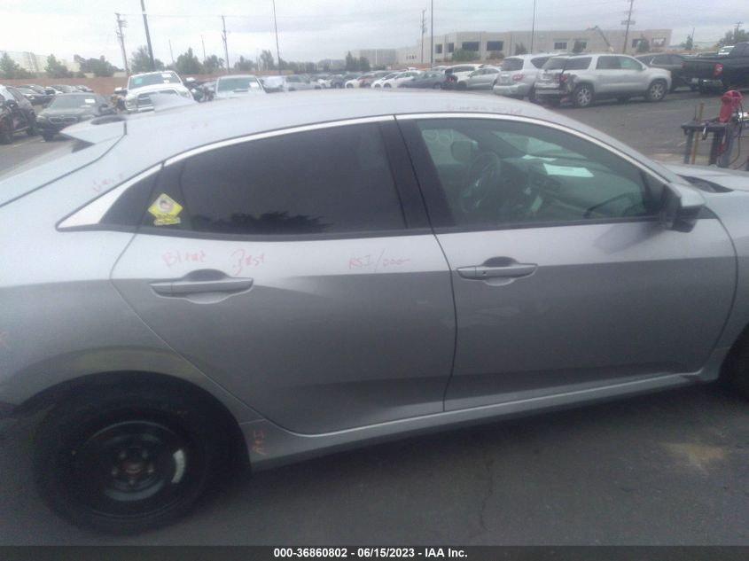 2018 HONDA CIVIC HATCHBACK EX - SHHFK7H59JU407183