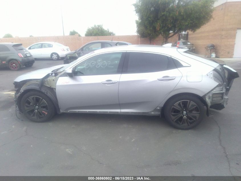 2018 HONDA CIVIC HATCHBACK EX - SHHFK7H59JU407183