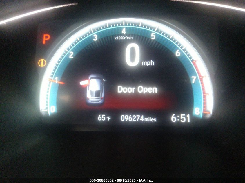 2018 HONDA CIVIC HATCHBACK EX - SHHFK7H59JU407183