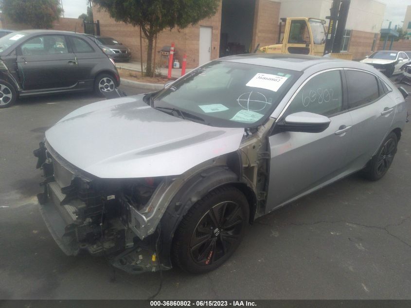 2018 HONDA CIVIC HATCHBACK EX - SHHFK7H59JU407183
