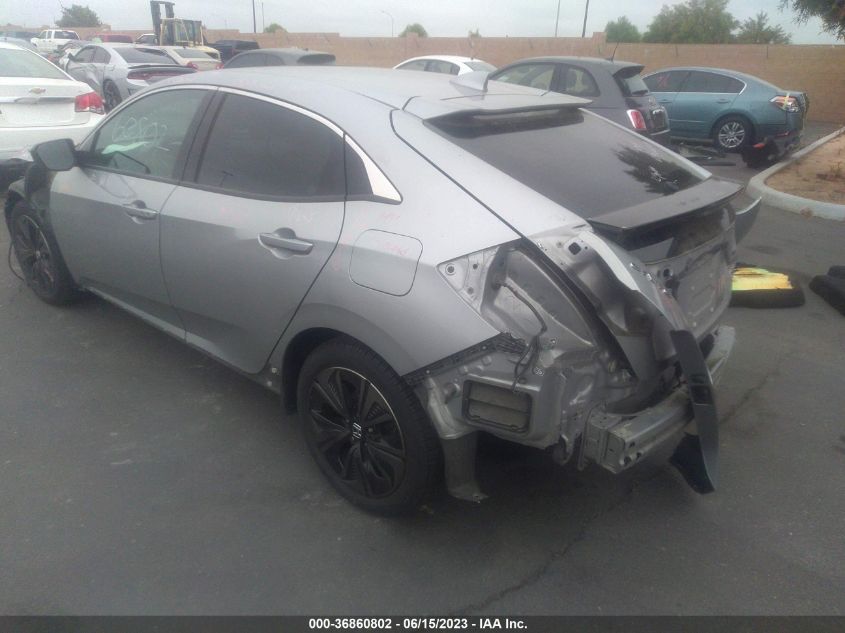 2018 HONDA CIVIC HATCHBACK EX - SHHFK7H59JU407183
