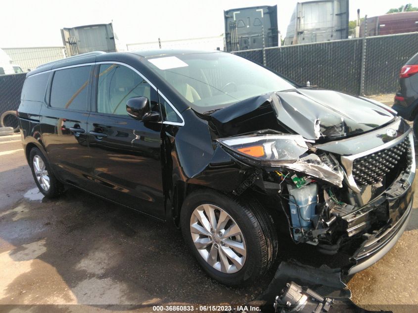 2016 KIA SEDONA EX - KNDMC5C14G6138142