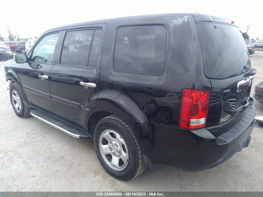 2013 HONDA PILOT LX - 5FNYF3H24DB014662