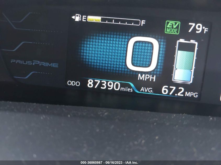2017 TOYOTA PRIUS PRIME PLUS/PREMIUM/ADVANCED - JTDKARFPXH3007160